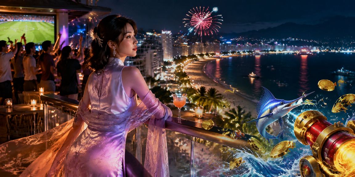 Khung cảnh cá cược giải trí tại Nha Trang về đêm